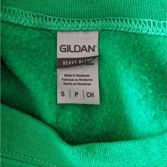 Gildan Heavy Blend Shamrock Sweatshirt Size Small - Picture 5 of 6